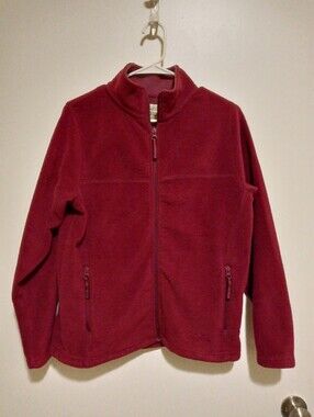 Cabela's Maroon Fleece Jacket